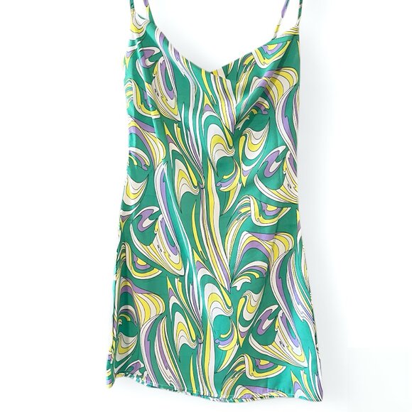 NWT Dolls Kill Flirty Print Party Mini Dress- Y2K Vibe - Picture 7 of 8